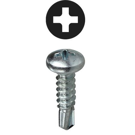 Dottie Self Drilling Screw Kit, Zinc Plated Finish, Carbon Steel, Pan Head Phillips Drive TK810PH